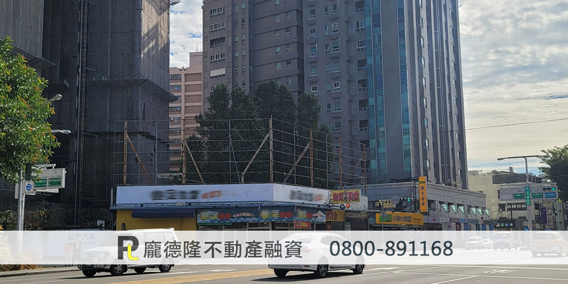 Buildings under construction on the roadside